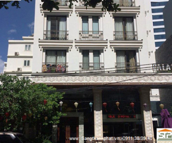 Tạo Mẫu, thi công gắn chỉ mặt tiền Khách sạn Đường Trần Hưng Đạo