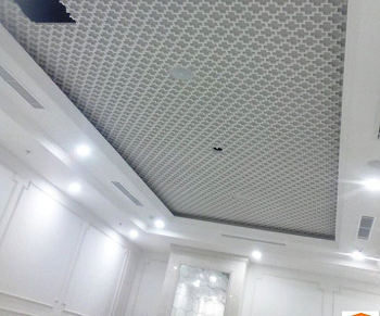 Thi công trần thạch cao, găn chỉ phào CT nhà hàng tầng M- Tòa nhà Vinpearl