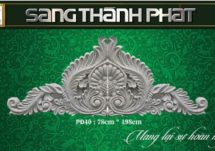 phù điêu PD 40 - hoa văn mới